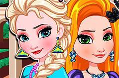 Эльза и Рапунцель - Elsa and Rapunzel Matching Outfits